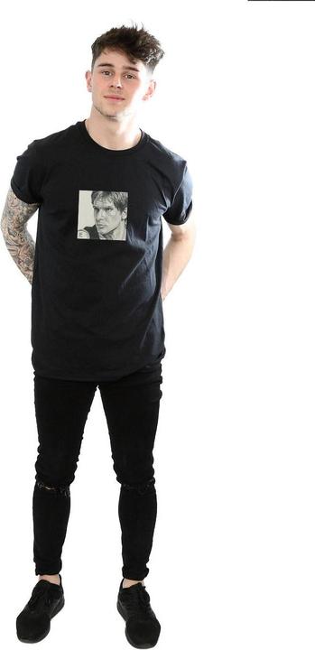 Actual product image Star Wars Mens Han Solo Drawing T-Shirt (S)