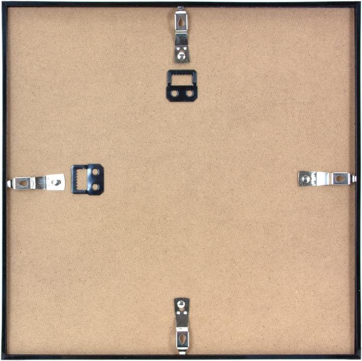 Actual product image Haes Deco Deco Kunststoff-Fotorahmen 30x30 cm EF13B Easy Frame Schwarz (30 x 30 cm)