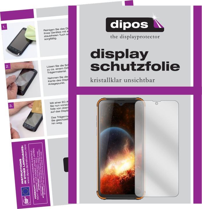 Immagine prodotto Dipos Pellicola Protettiva (2 Pezzo/i, Blackview BV9800 Pro)