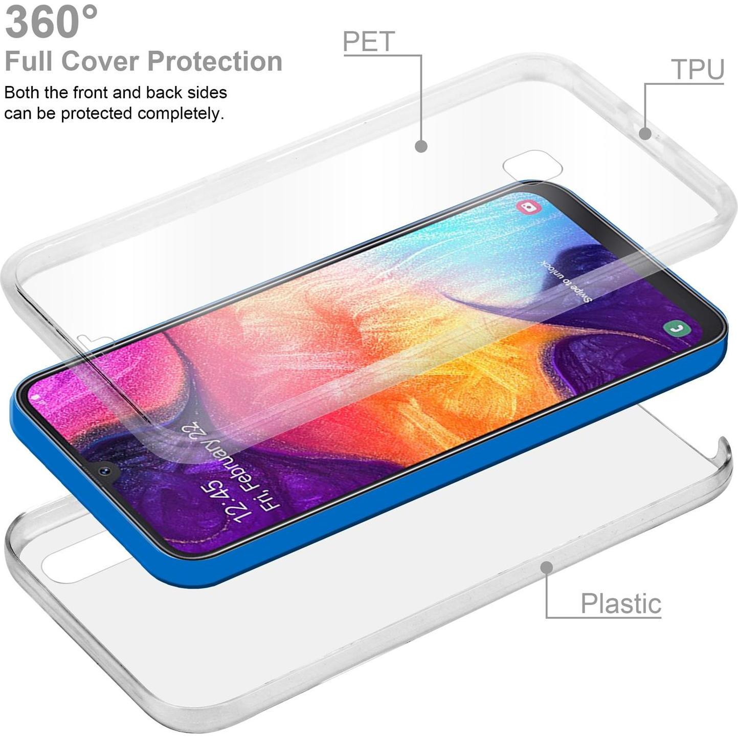 Thumbnail - Cadorabo TPU 360 Grad Case Cover (Samsung Galaxy A50s, Samsung Galaxy A30s), Smartphone Hülle, Transparent