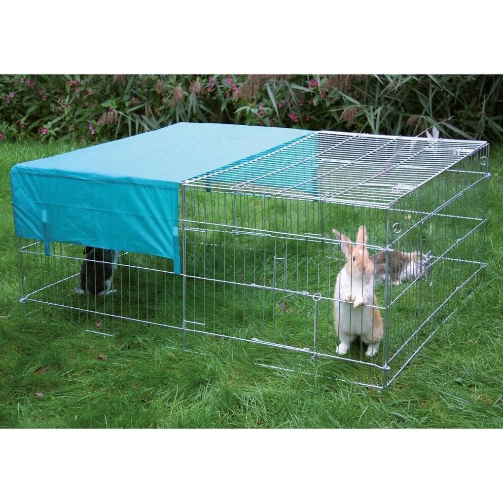 Kerbl Argento Custodia Per Esterni, Gabbia + Recinto