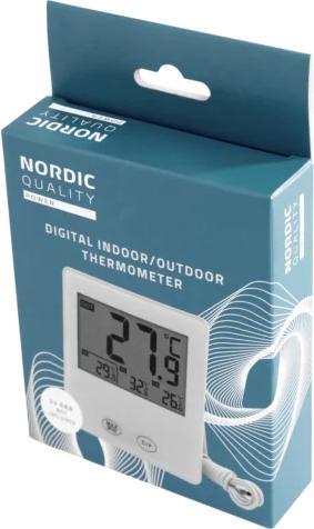 Immagine prodotto Deltaco Nordic Quality Termometro digitale per interni ed esterni con sensore a filo