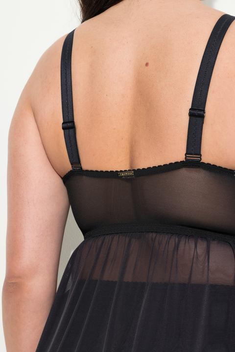 Produktbild TruYou Babydoll, Bügel, Vorderverschluss, Stickerei, Cup B - F (110)