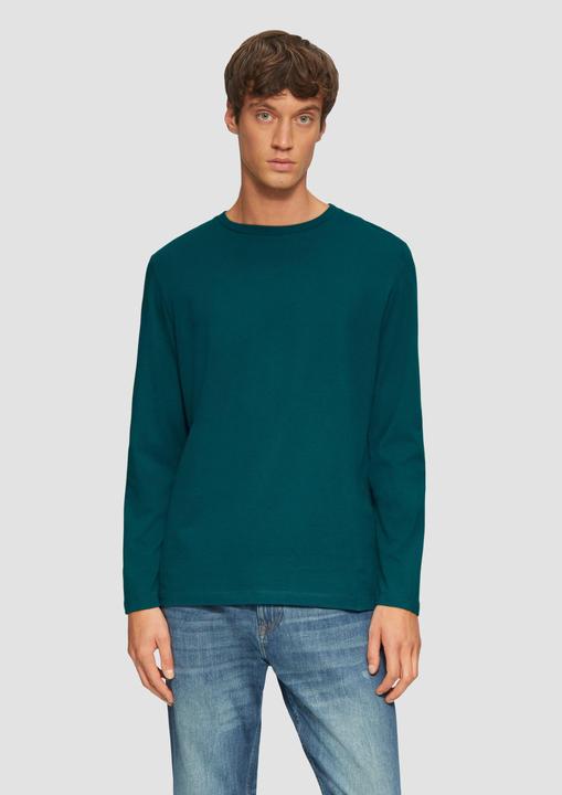 Produktbild S.Oliver T-Shirt Longsleeve aus Baumwolle mit Rundhalsausschnitt (XXL)