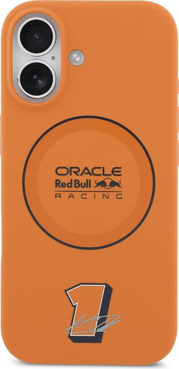 Red Bull Silicone Blue Ring MagSafe Case for iPhone 17 Orange (Apple iPhone 17)