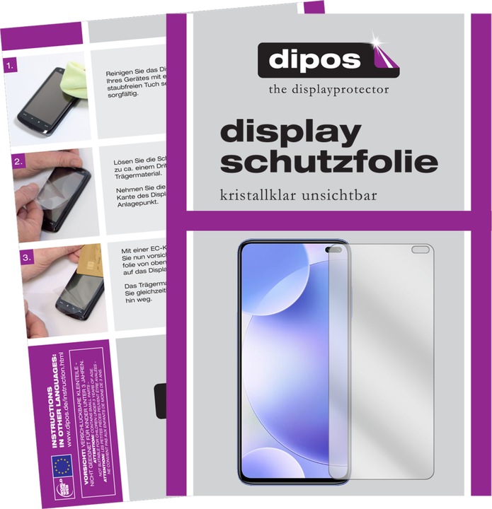 Produktbild Dipos Displayschutzfolie Crystalclear (6 Stück, Xiaomi Poco X2)