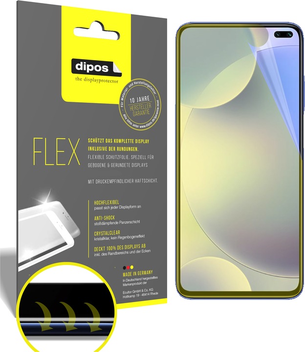 Image du produit Dipos Film de Protection d’écran Full-Cover 3D (3 pièce(s), Xiaomi Poco X2)
