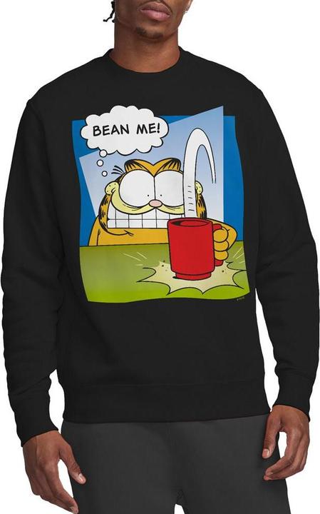 Actual product image Garfield Unisex Adult Bean Me Sweatshirt (S)