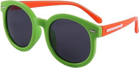 Immagine prodotto Bekos Occhiali da sole per bambini Indistruttibili Verde / Arancione