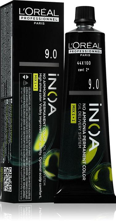 Actual product image L'Oréal Professionnel L'Oreal Inoa Color 90 Hair Color 60g (9.0)