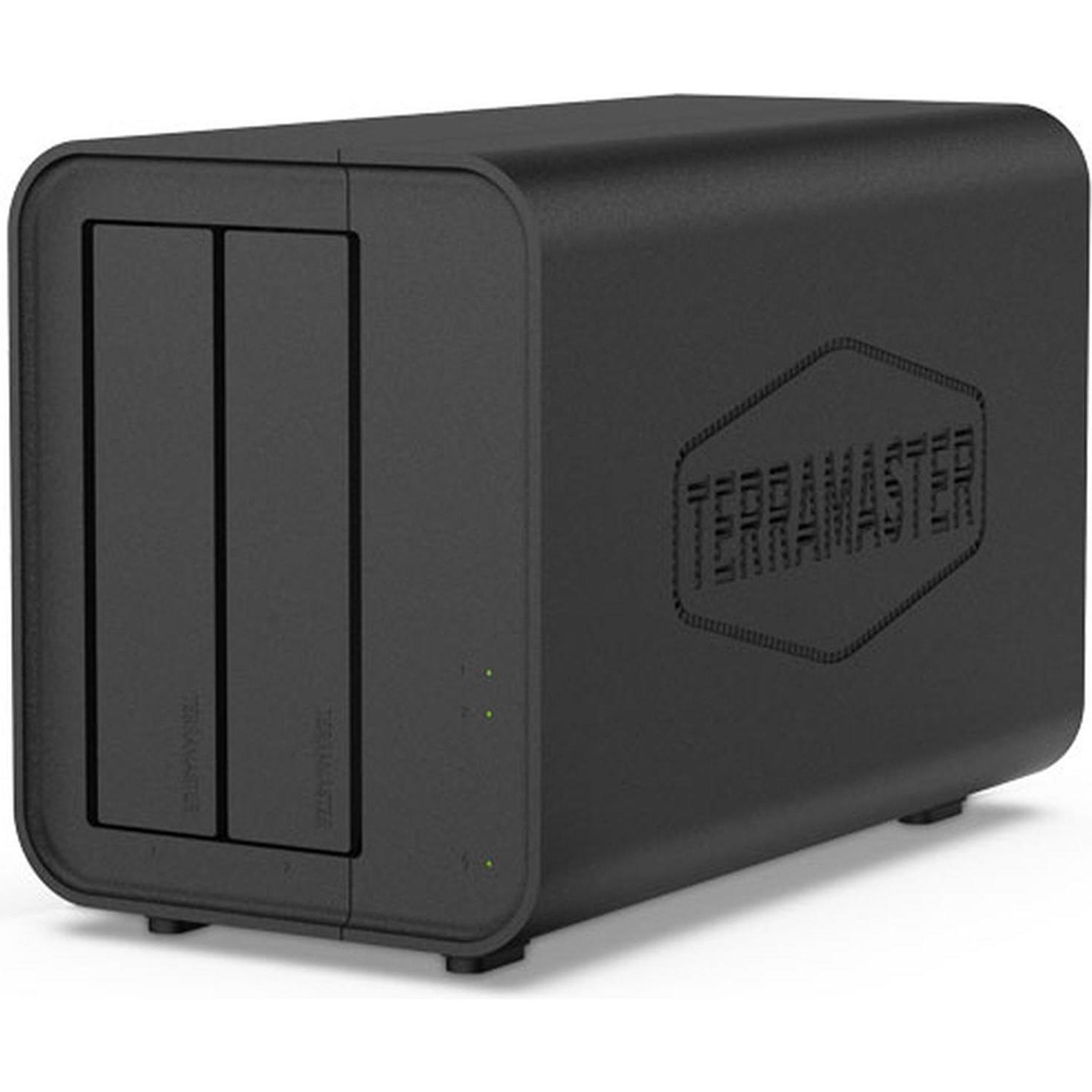 Terramaster D5 Hybrid (3.5", 2.5", M.2 2280), Case per hard disk, Nero