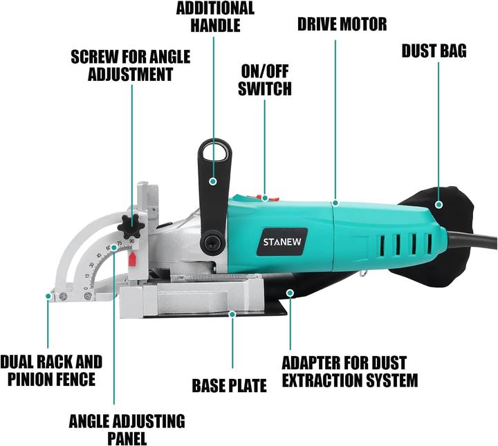 Actual product image Stanew Flat dowel cutter STBJ1002