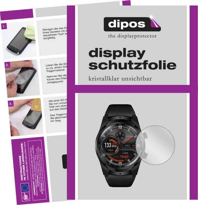 Image du produit Dipos Film de Protection d’écran Crystalclear (TicWatch Pro 4G)