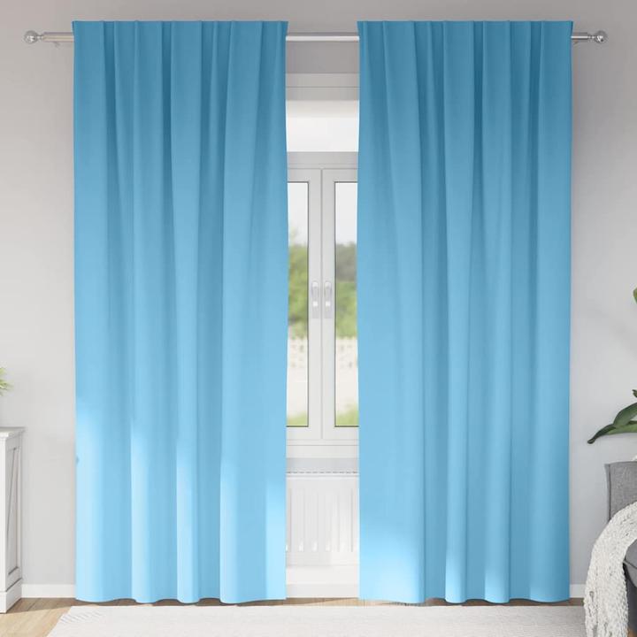 Actual product image vidaXL Light-shielding curtains (225 x 140 cm)