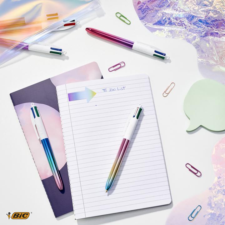 Actual product image Bic Penna a sfera a quattro colori 4 Colours Gradient (Multicoloured, 1 x)