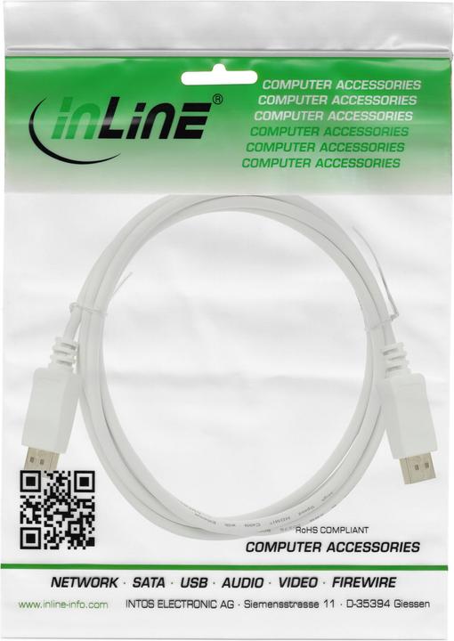 Produktbild InLine DisplayPort 1.4 Kabel (1 m)