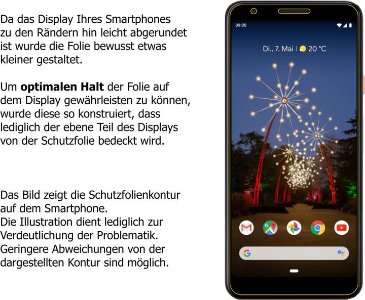 Produktbild Dipos Displayschutz Anti-Shock (1 Stück, Google Pixel 3a)
