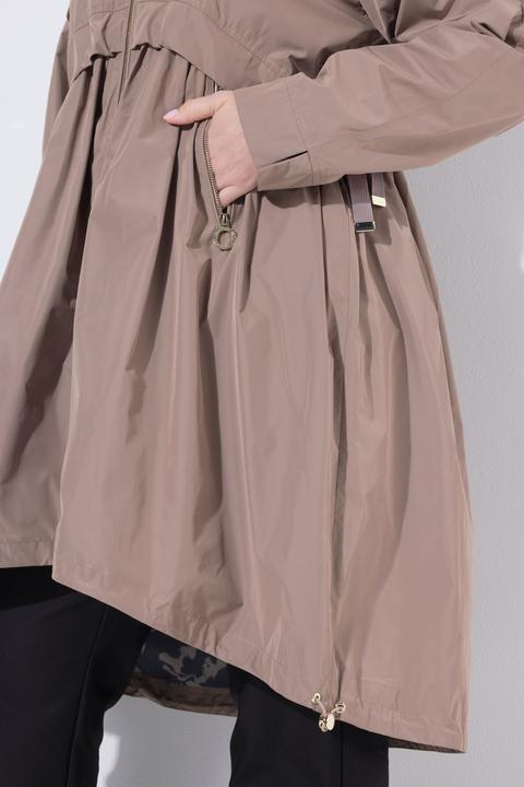 Actual product image Ulla Popken Curved Cross Seam Rain Coat