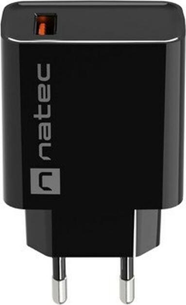 Produktbild Genesis NATEC ŁADOWARKA SIECIOWA RIBERA USB-A 18W CZARNA NUC-2058 (18 W)