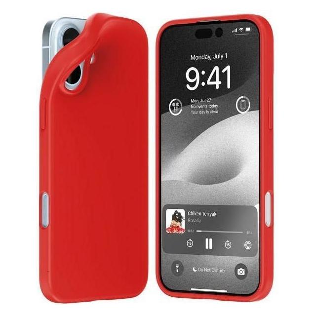 Mercury Rosso Morbido Iphone 16 Plus 6.7" Czerwony/ (Apple Iphone 16 Plus), Cover Smartphone,