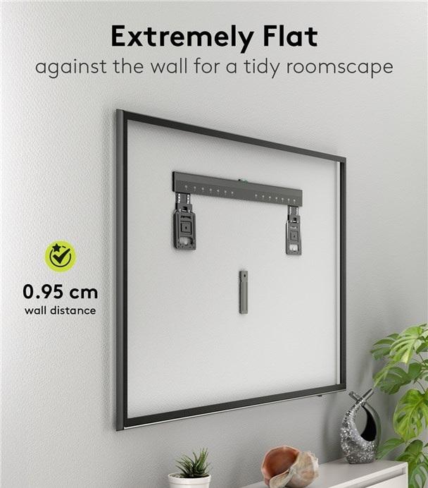 Image du produit Goobay Ultraslim Basic Fixed (XL) (Mur, 75 kg, 43" - 100")