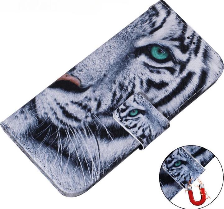 Actual product image Cover-Discount Google Pixel 8 Pro - Tiger leather case (Google Pixel 8 Pro)