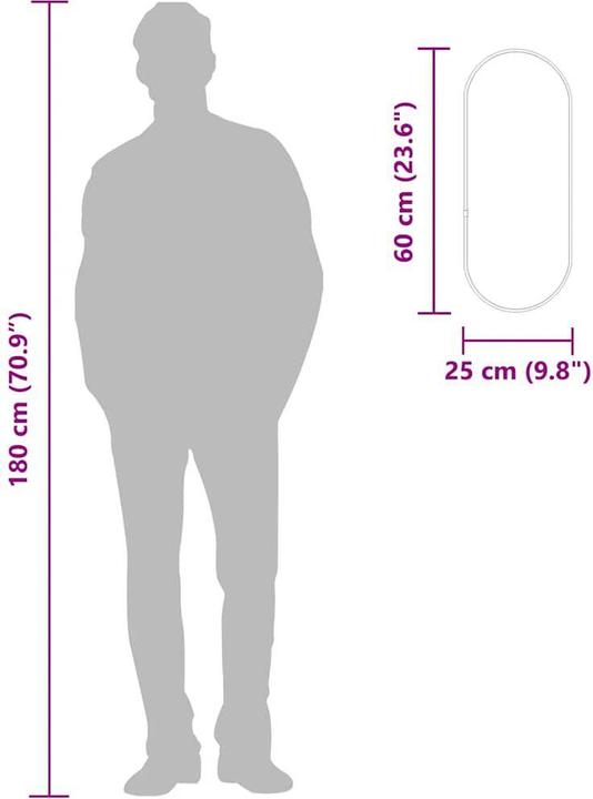 Produktbild VidaXL Giorgatsas (25 x 60 cm)