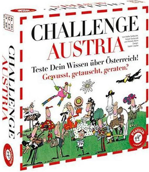 Produktbild Piatnik PIA06128 - Challenge Austria - Brettspiel, 3-9 Spieler, ab 14 Jahren (DE-Ausgabe) (Deutsch)