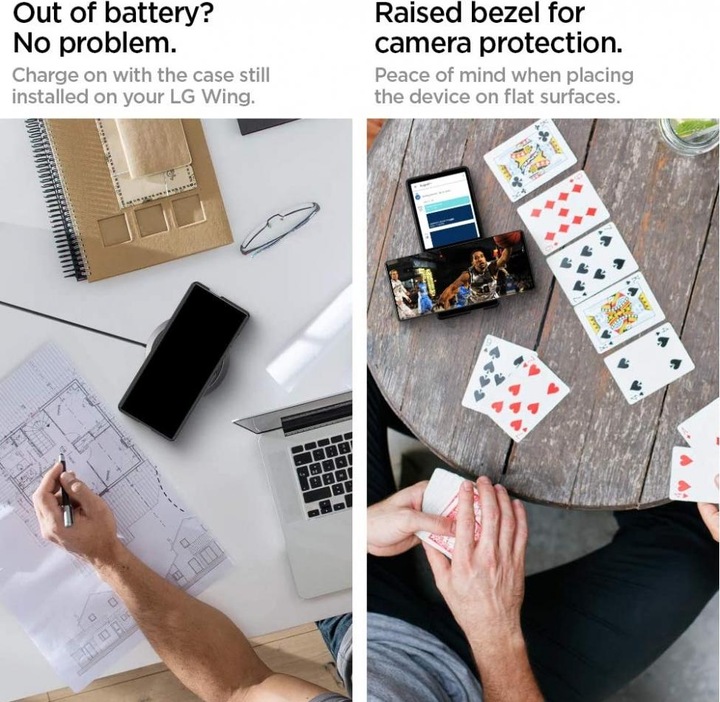 Produktbild Screenguard LG Wing Flexible TPU Clear Case (LG Wing)