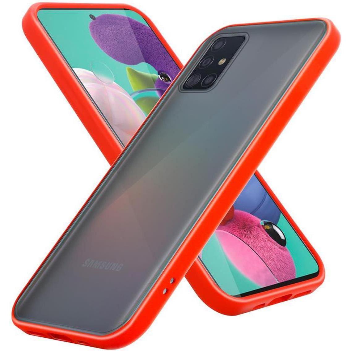 Cadorabo Hybrid Matt Cover (Samsung Galaxy A51), Smartphone Hülle, Transparent