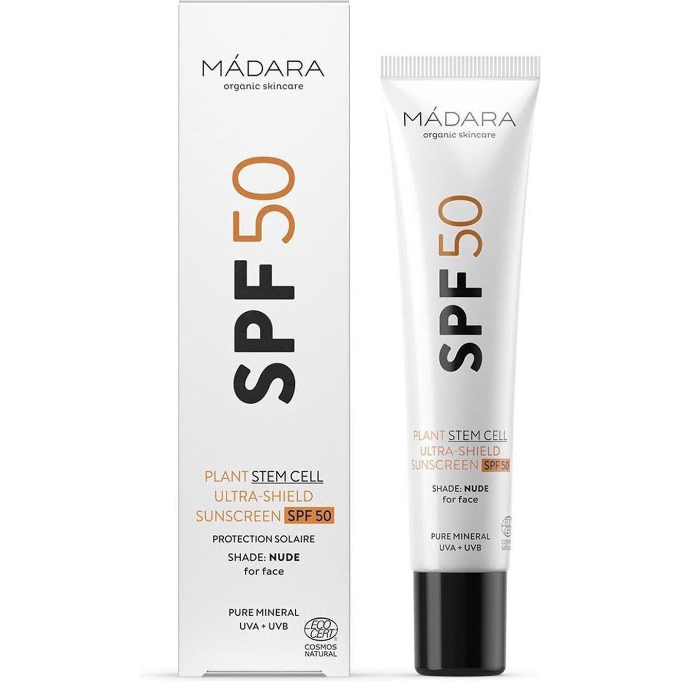 Madara, Sonnencreme, Ultra Shield (Sonnencreme Gesicht, SPF 50, 40 ml, 500 g)