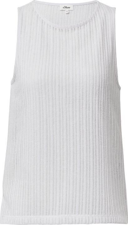 Produktbild S.Oliver T-Shirt Transparentes Jersey-Top mit Rundhalsausschnitt (46)