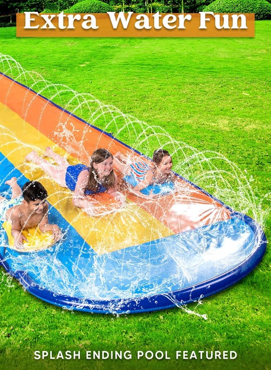 Immagine prodotto Sloosh Wasserrutsche mit drei Bahnen