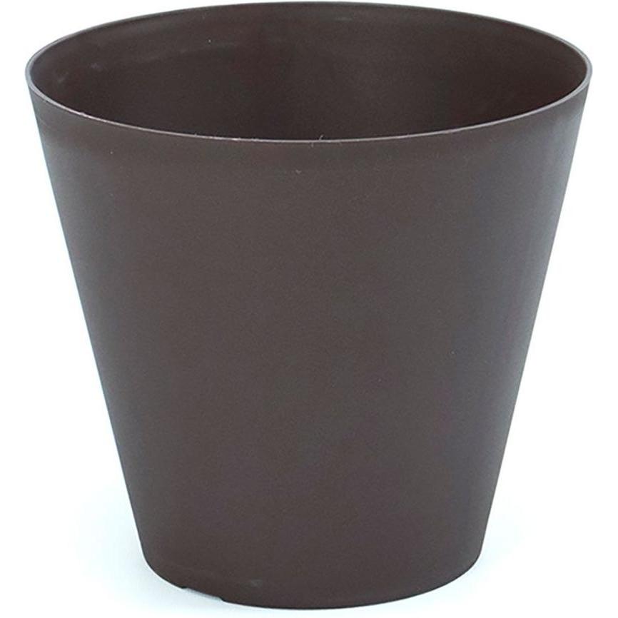 Plastiken, Vaso da fiori, Bronze color injection cone ø26cm