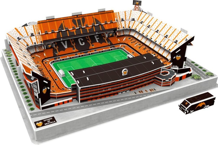 Immagine prodotto Eleven Force Valencia CF Mestalla Stadio 3D Puzzle con LED (87 pezzi)