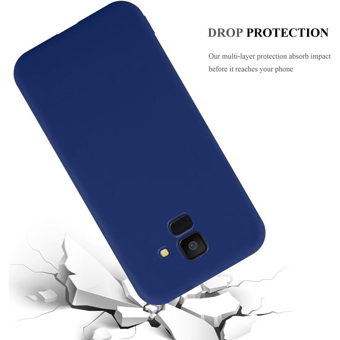 Thumbnail - Cadorabo TPU Candy Cover (Samsung Galaxy J6 (2018)), Smartphone Hülle, Blau