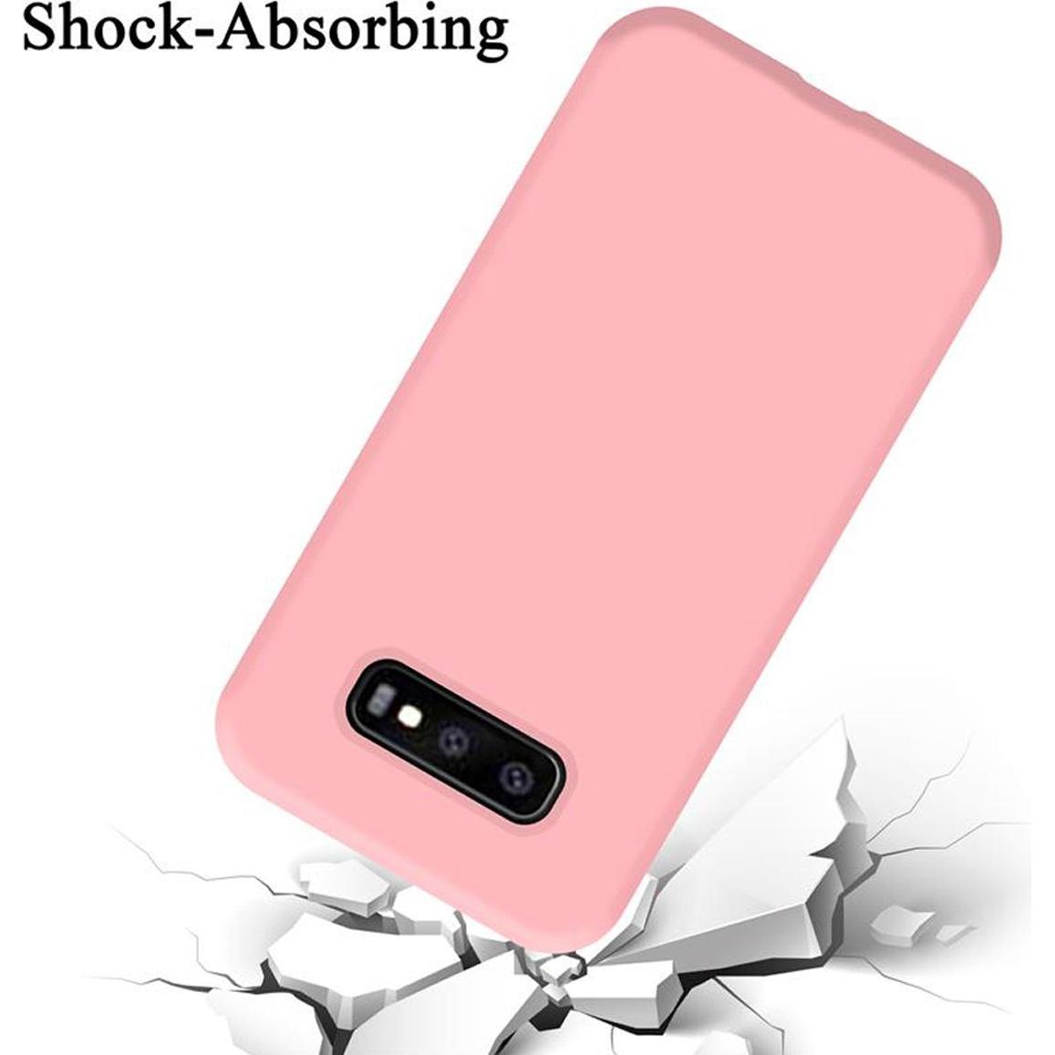Thumbnail - Cadorabo TPU Liquid Silicone Case Cover (Samsung Galaxy S10e), Smartphone Hülle, Rosa