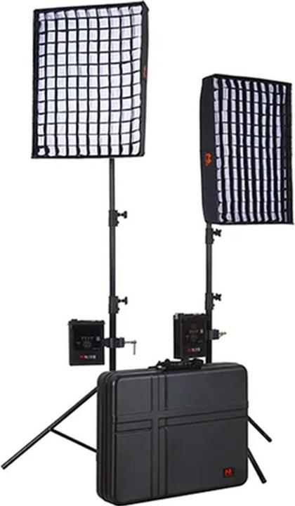 Falcon Eyes Bi-Color LED Panel Set RX-18TDX III-K2