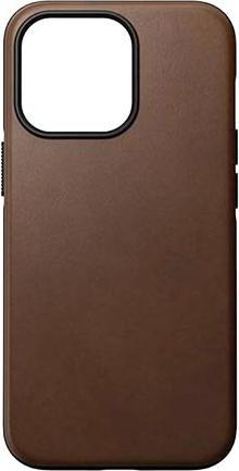 Produktbild Nomad Back Cover Modern Leather iPhone 14 Braun (Apple iPhone 14)