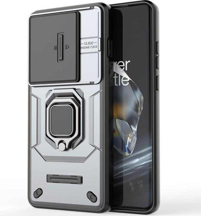 Produktbild Cover-Discount OnePlus 12 - Armor Case mit Kickstand grau (OnePlus 12)