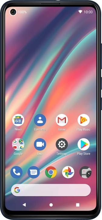 Actual product image Wiko View5 (64 GB, Midnight Blue, 6.55", Hybrid Dual SIM, 4G)