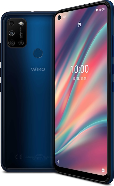 Produktbild Wiko View5 (64 GB, Midnight Blue, 6.55", Hybrid Dual SIM, 48 Mpx, 4G)