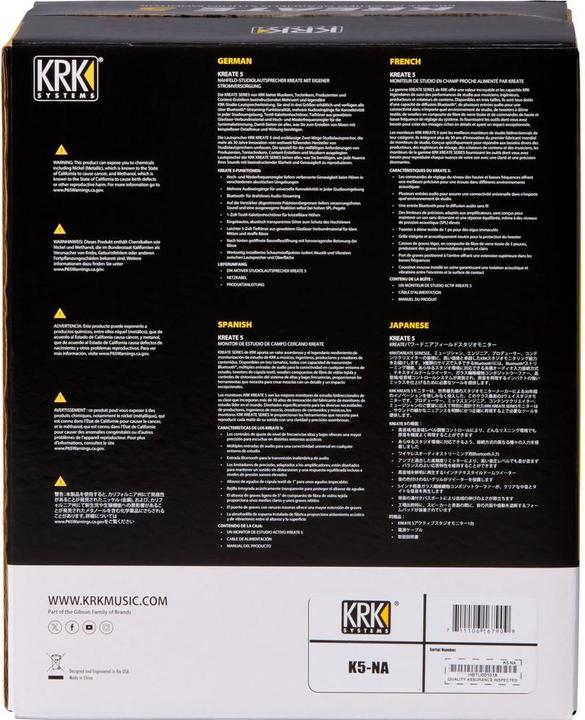 Produktbild KRK Kreate 5 (Aktiv, 1 Stk.)