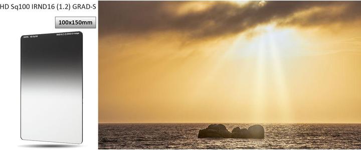 Produktbild Hoya HD Sq100 IRND16 Graufverlauffilter 100x150mm (ND- / Graufilter, 100 mm)