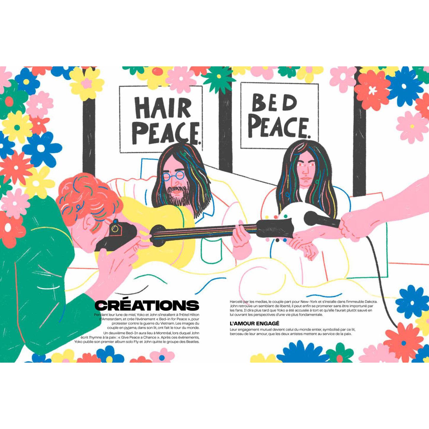 Thumbnail - John Lennon & Yoko Ono, Sachbücher von Francesca Ferretti de Blonay, Tània García
