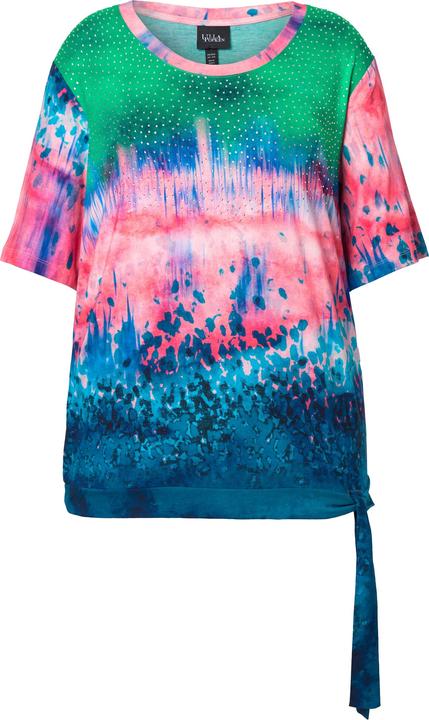 Produktbild Ulla Popken T-Shirt, Farbverlauf, Rundhals, Halbarm, Saumband (50, 52)