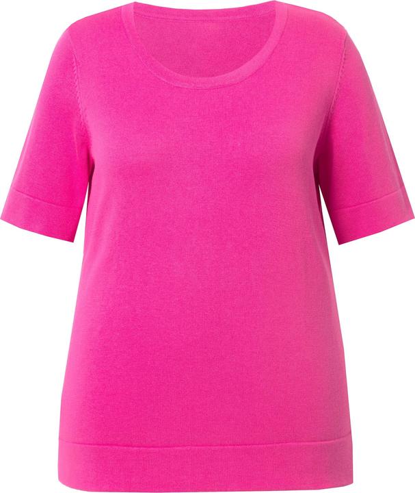 Produktbild Ulla Popken Twinset-Pullover, Rundhals, Halbarm, Pima Cotton (42, 44)
