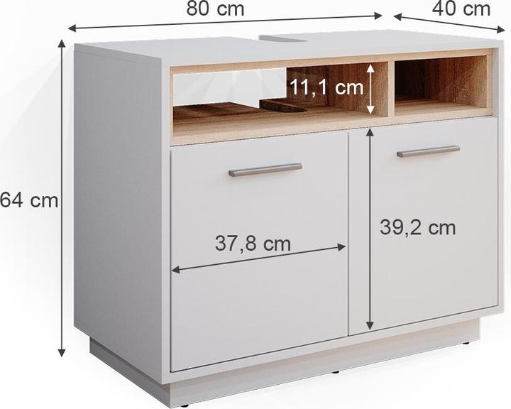 Actual product image Vicco Beatrice (80 x 40 x 64 cm)