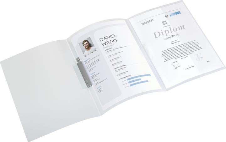 Actual product image Kolma Clip binder A4 3-part colourless (A4, 1 x)