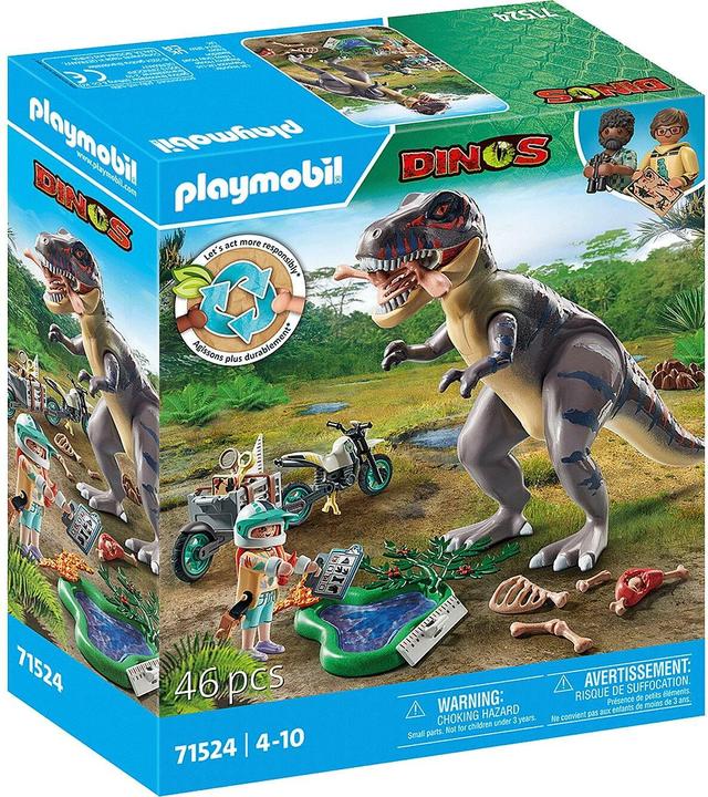 Immagine prodotto Playmobil Ricerca di tracce di T-Rex (71524, Playmobil Dinos)